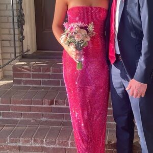 Hot pink Oh Polly dress. Worn once for prom!